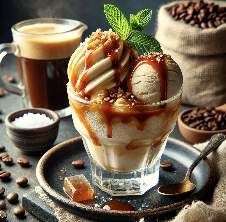 Caramel Oasis Affogato: A Sweet and Simple Indulgence